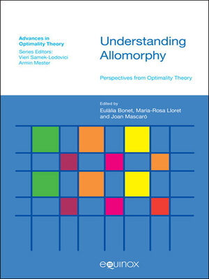 cover image of Understanding Allomorphy